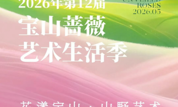 第12届宝山蔷薇艺术生活季盛大启幕 以花为媒、以艺兴村，重构乡村美学新场景